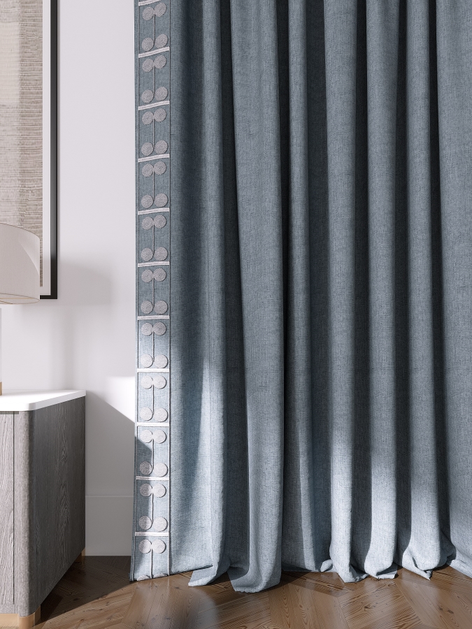 Soft Textured Cotton Curtain American Peat Curtains.