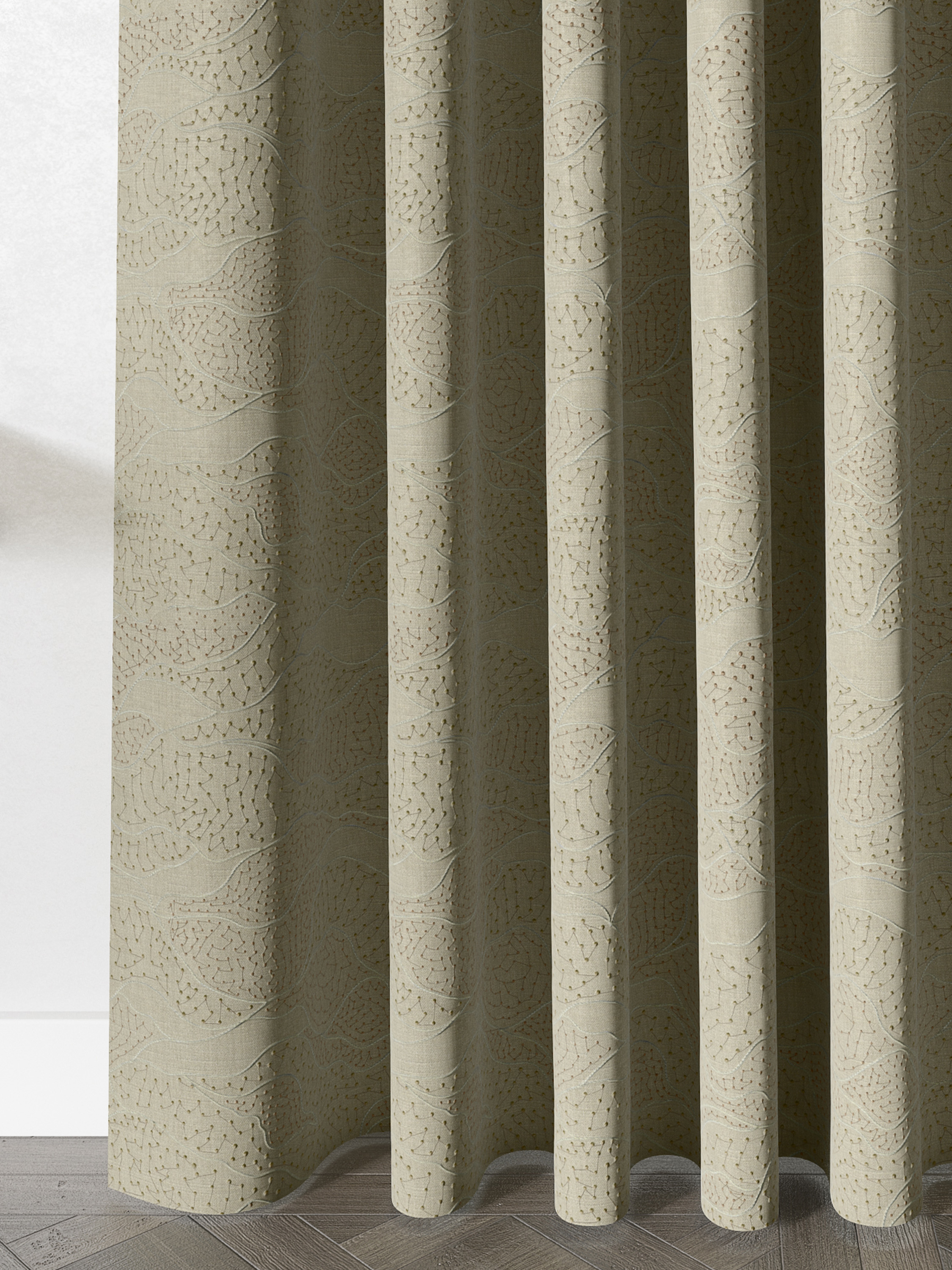 Nature-Inspired Elegance American Pleats Solid Curtains Online