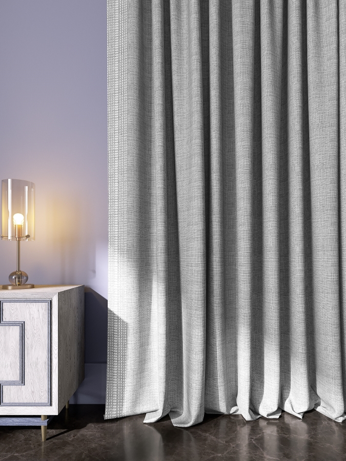 American Pleat Polyester Curtains.