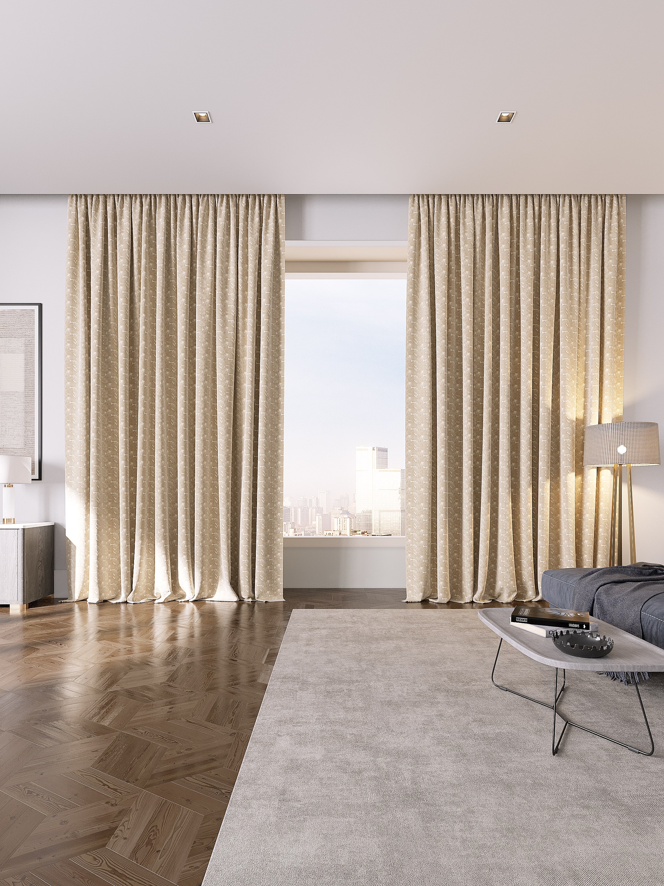 Curtains Fall botanical embroidered Curtains Tulio