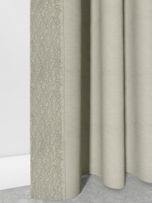 Modern Iron Pleat Curtains for the Living Room.