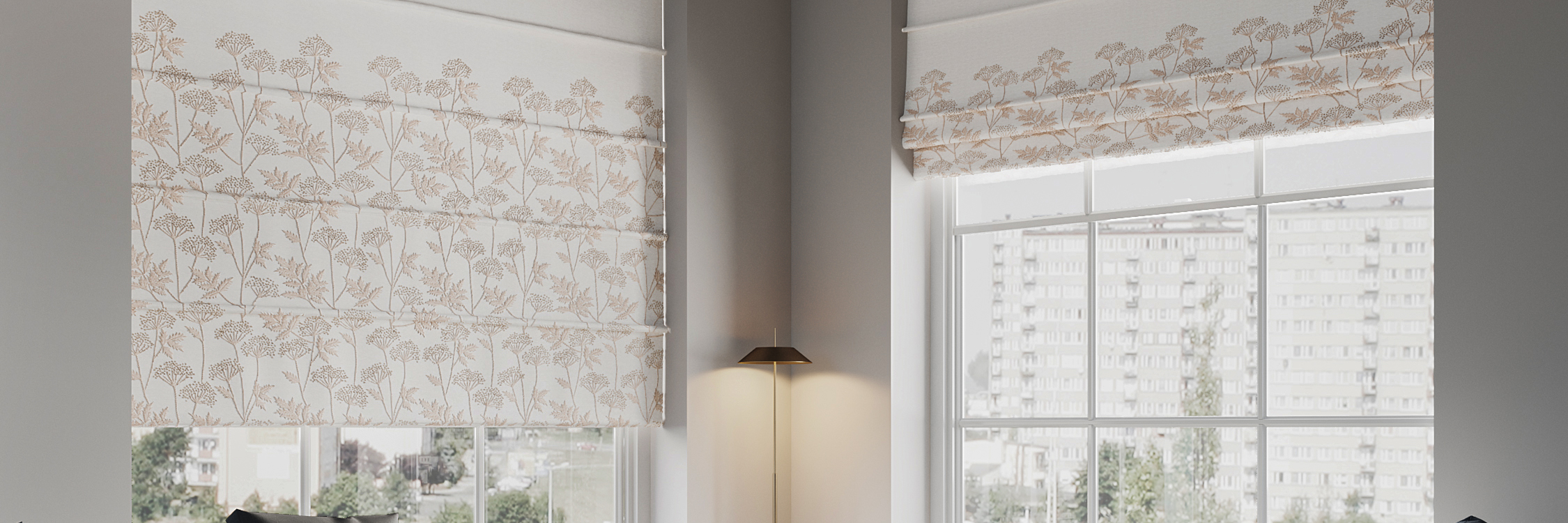 Solid Roman Blinds